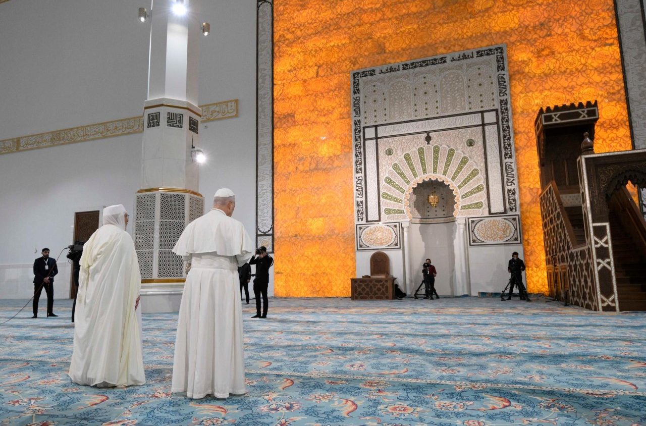 El Papa en la Gran Mezquita de Argel: Con el respeto mutuo construyamos la paz