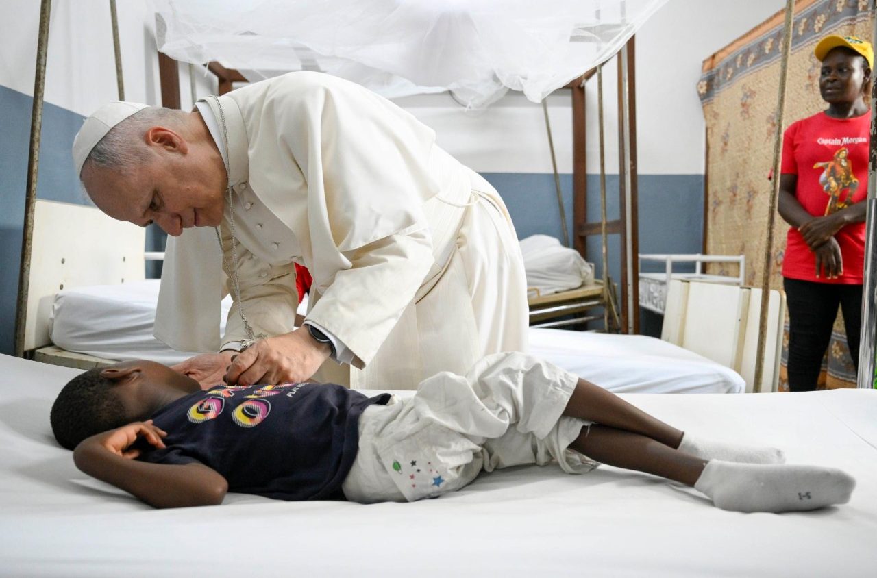 La visita del Papa al hospital católico Saint Paul