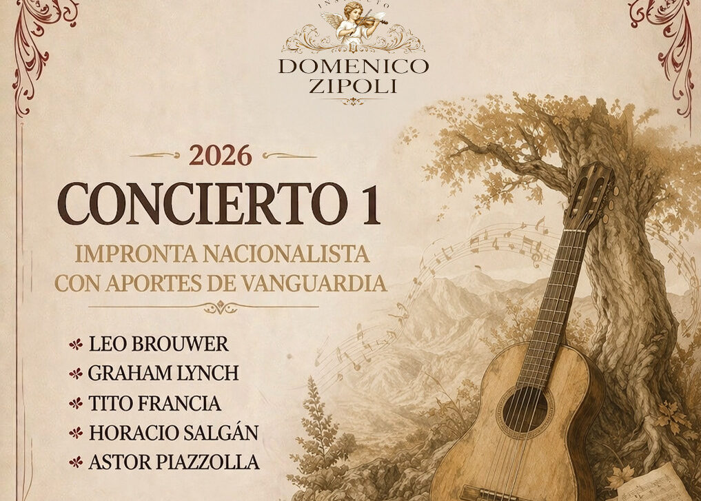 El Cuarteto de Guitarras ECOS abre la temporada 2026 del Instituto Domenico Zipoli