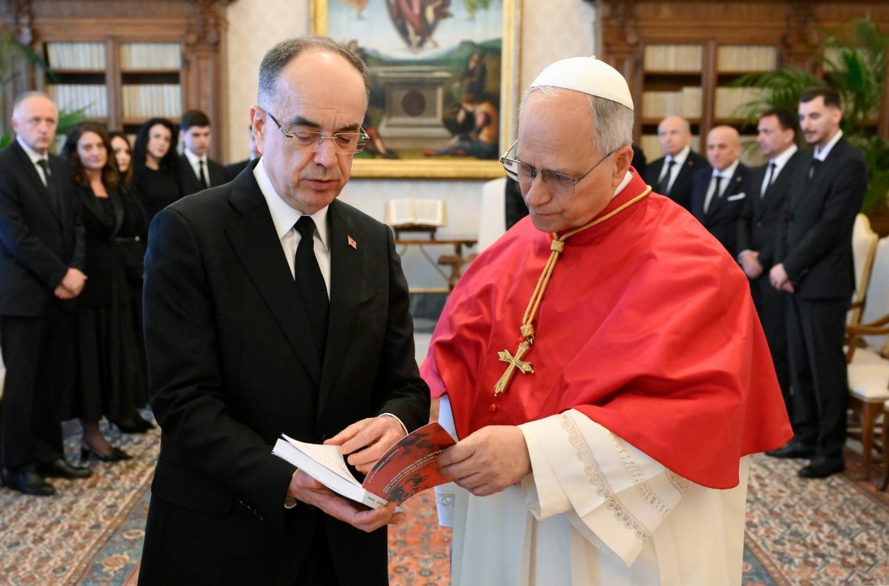 El Papa León XIV recibe en audiencia al Presidente de la República de Albania