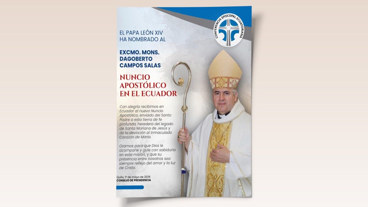 El Papa nombra nuevo Nuncio Apostólico en Ecuador