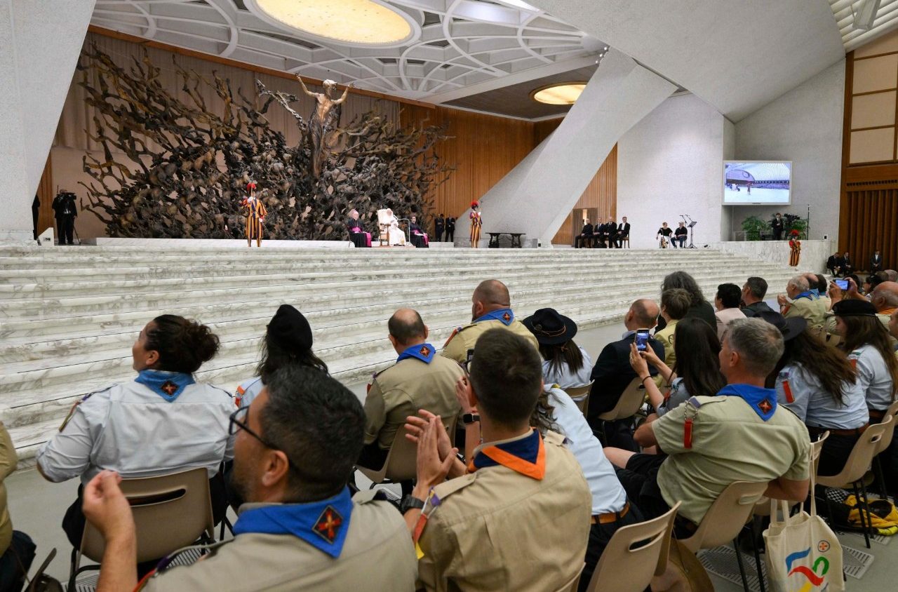 El Papa a los scouts: difundan el lenguaje de la caridad, la acogida y la paz