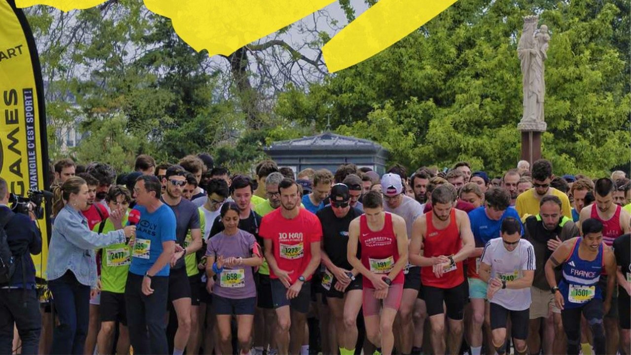 En París, una carrera deportiva con motivo del viaje del Papa a Francia