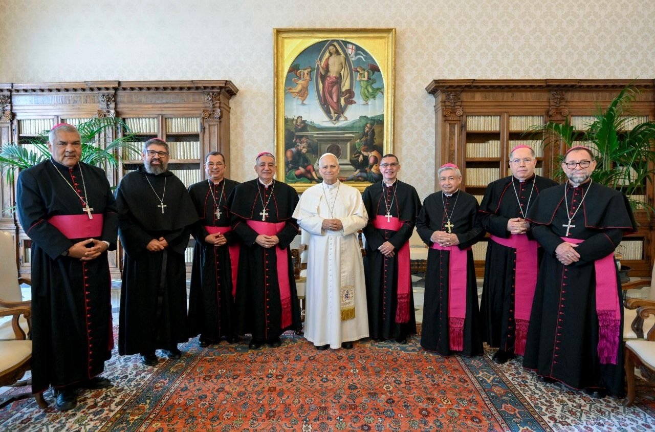 El Papa León XIV recibe a los obispos panameños en visita ad limina